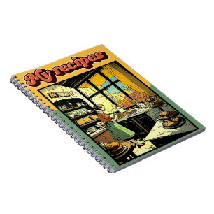 Meine Retro-Rezepte Notizblock