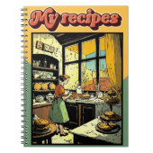 Meine Retro-Rezepte Notizblock (Vorderseite)