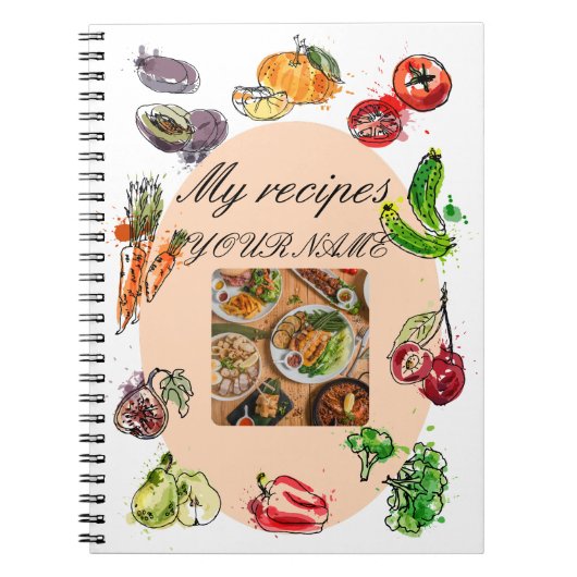 Meine Rezepte Notizblock (Vorderseite)