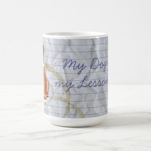 Meine Rhodesian Ridgeback Ate Lesson Plan Coffee T Kaffeetasse (Mittel)