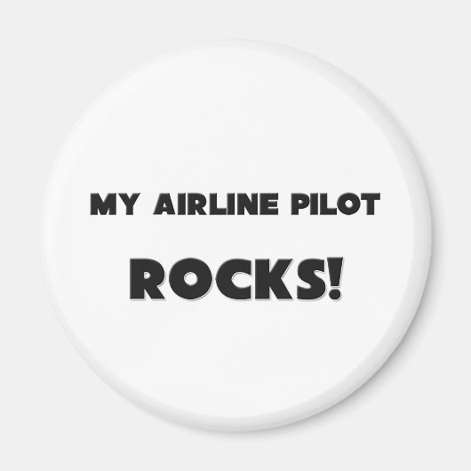 MEINE ROCKS-Pilot! Magnet (Vorne)