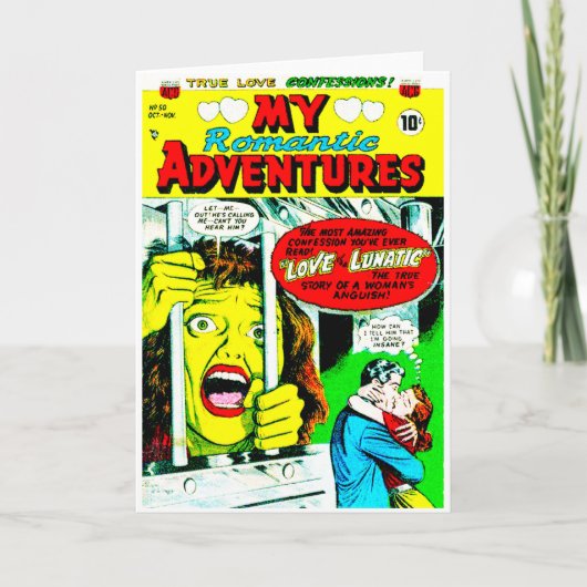 Meine romantischen Abenteuer Karte (Vorderseite)