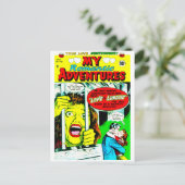 Meine romantischen Abenteuer Postkarte (Stehend Vorderseite)