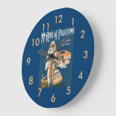 Meine Rose der Palästina-Uhr Große Wanduhr (Winkel)