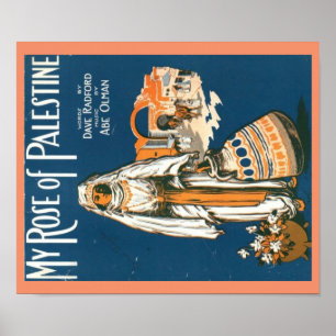 Meine Rose Palästina-Poster Poster