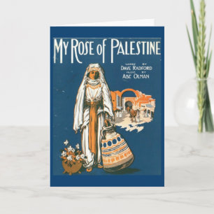 Meine Rose von Palästina Grußkarte Karte