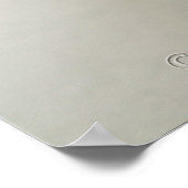 Meine Rose zum Geburtstag. Poster (Ecke)