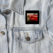 Meine rote Korvette Button (Beispiel)