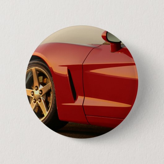 Meine rote Korvette Button (Vorderseite)