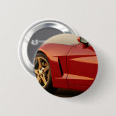Meine rote Korvette Button (Vorne & Hinten)