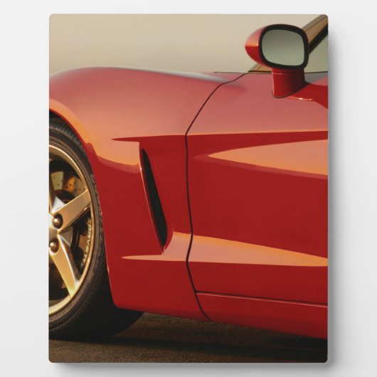 Meine rote Korvette Fotoplatte (Vorderseite)