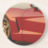 Meine rote Korvette Getränkeuntersetzer (Vorne)