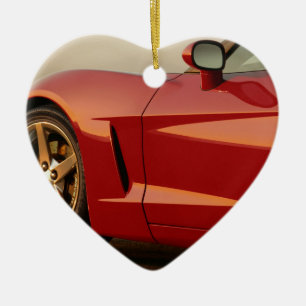 Meine rote Korvette Keramikornament