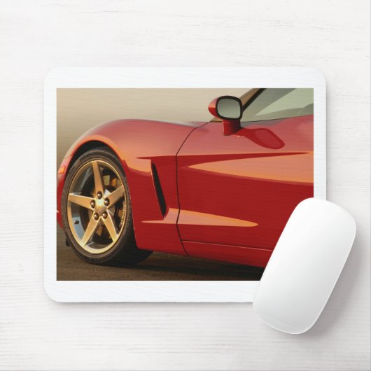 Meine rote Korvette Mousepad (Mit Mouse)