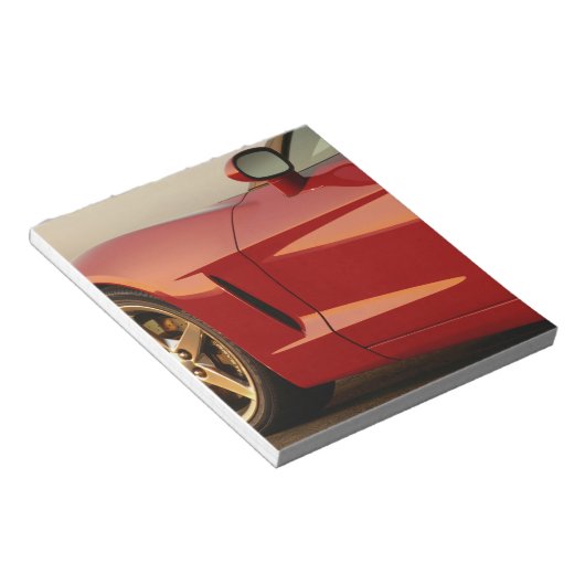 Meine rote Korvette Notizblock (angewinkelt)