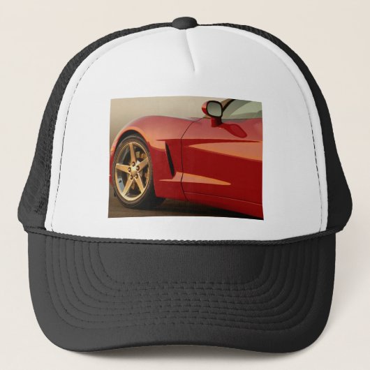 Meine rote Korvette Truckerkappe (Vorderseite)
