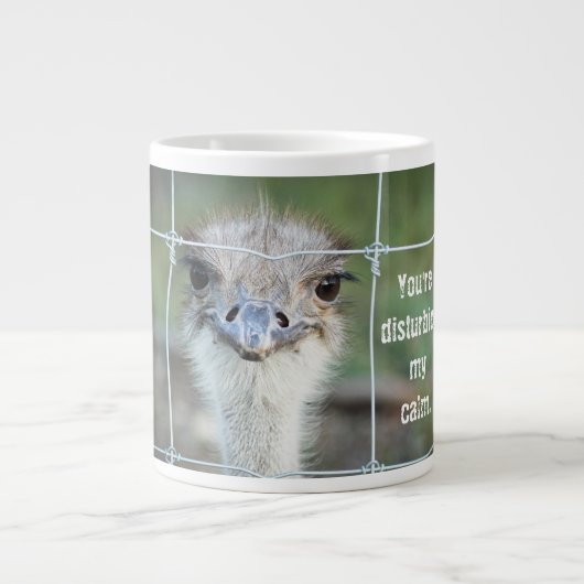 Meine Ruhe stören Jumbo-Tasse (Vorderseite)