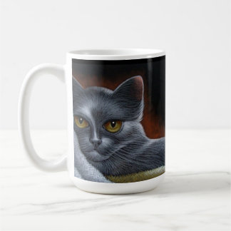 MEINE RUSSISCHE BLAUER CAT-TASSE KAFFEETASSE