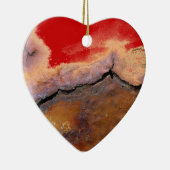 MEINE RUSTY BROKEN HERZ (Porzellankunst) Keramikornament (Rechts)