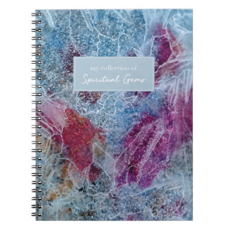 Meine Sammlung geistige Edelsteine (Mehrfarben) Notizblock