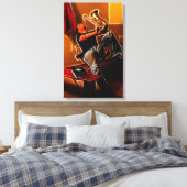 Meine Saxophonreise Leinwanddruck (Insitu (Schlafzimmer))