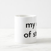 meine Schale des Druckes Kaffeetasse (Mittel)
