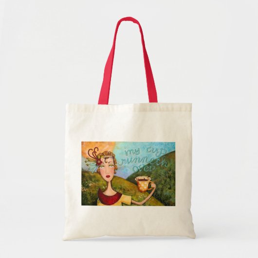 Meine Schale Runneth vorbei - Tasche (Vorne)