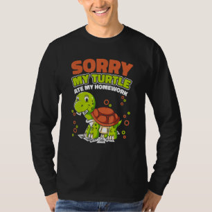 Meine Schildkröte hat meine Hausaufgaben Alligator T-Shirt