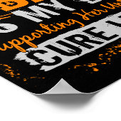 Meine Schlacht zu 2 Leukämie-Ehefrau Poster (Ecke)