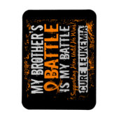 Meine Schlacht zu 2 Leukämiebrüder Magnet (Vertikal)