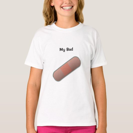 Meine schlecht anpassbaren BandAid-Kinder T-Shirt (Vorderseite)