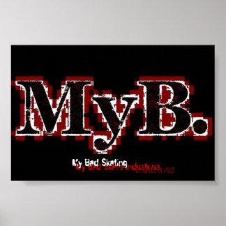 Meine schlechte Skaten Poster