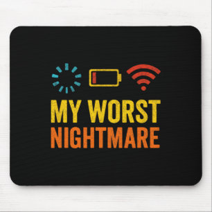 Meine schlimmste Gruselnacht - Gamer Nerd Humor  Mousepad