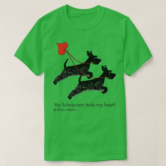 Meine Schnauzer haben mir mein Herz Classic TShirt (Design vorne)