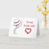 MEINE ** SCHÖNE EHEFRAU** AUF UNSEREM JAHR KARTE (Gelbe Blume)