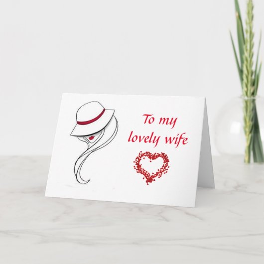 MEINE ** SCHÖNE EHEFRAU** AUF UNSEREM JAHR KARTE (Vorderseite)