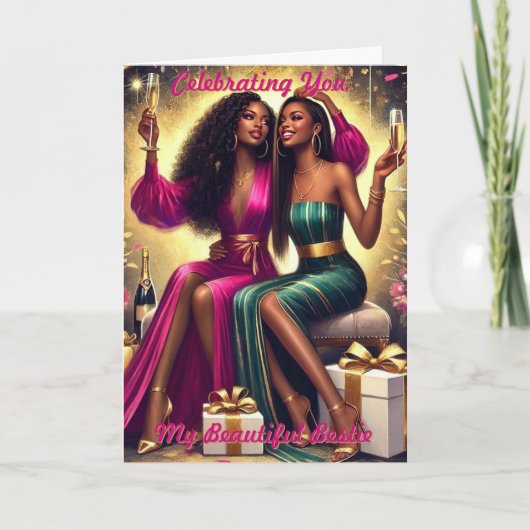 Meine schöne Geburtstagskarte von Bestie Dankeskarte (Vorderseite)