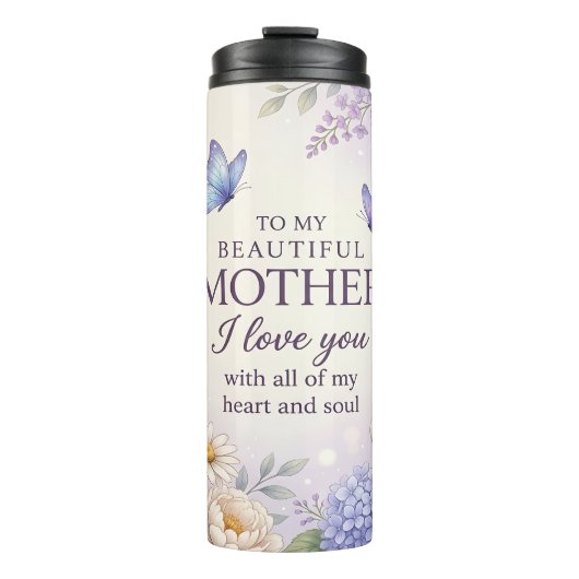 Meine schöne Mutter Muttertag Thermosbecher (Vorderseite)