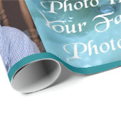 Meine schönen Freunde und Familien-Foto Geschenkpapier (Rolleneckpunkt)