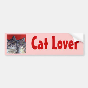 Meine schönen Tabby-Katzen Autoaufkleber