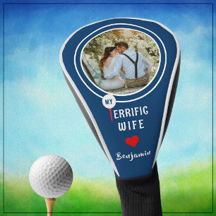 Meine schreckliche Ehefrau Personalisiert Golfer F Golf Headcover