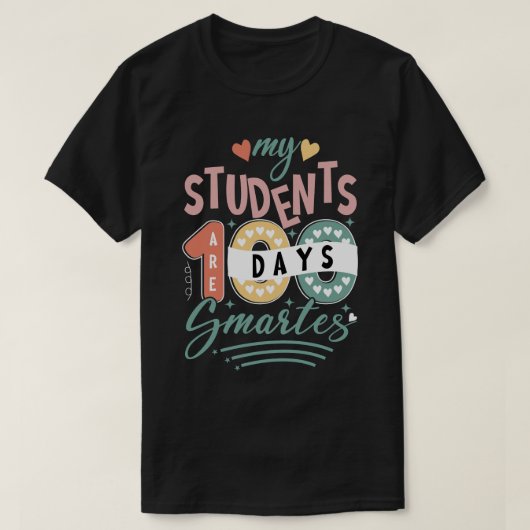 meine Schüler 100 Tage klüger T-Shirt (Design vorne)
