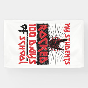 Meine Schüler haben 100 Tage Schullehrer gerockt Banner