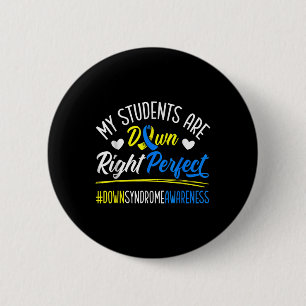 Meine Schüler haben das perfekte Down-Syndrom Button