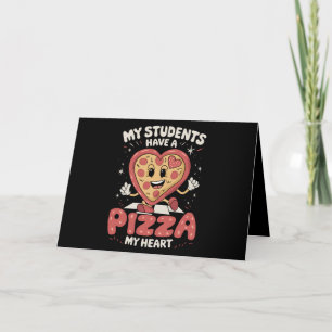Meine Schüler haben ein Stück meines Herzens Lehre Dankeskarte
