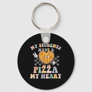 Meine Schüler haben eine Pizza nach dem Herzen Schlüsselanhänger