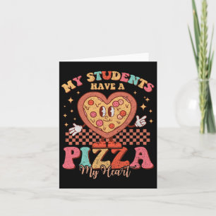 Meine Schüler haben eine Pizza von meinem Herz Val Karte