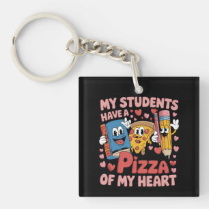 Meine Schüler haben eine Pizza von meinem Herzen L Schlüsselanhänger