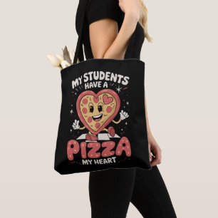 Meine Schüler haben eine Pizza von meinem Herzen L Tasche