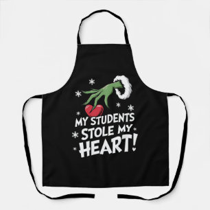 Meine Schüler haben mein Herz gestohlen Xmas Weihn Schürze